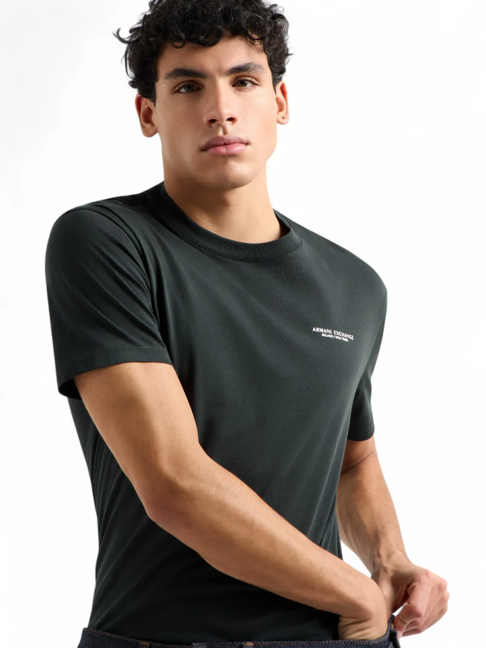 Armani Exchange Regular fit T-shirt with logo Jet Set