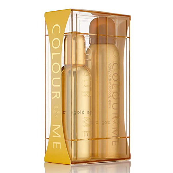 COLOUR ME Gold Homme - Fragrance for Men - Gift Set, by Milton-Lloyd