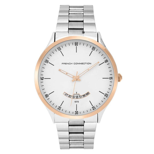 French Connection FC143SRGM Men's Original Silver Watch