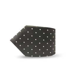 Polka Dot Black Tie