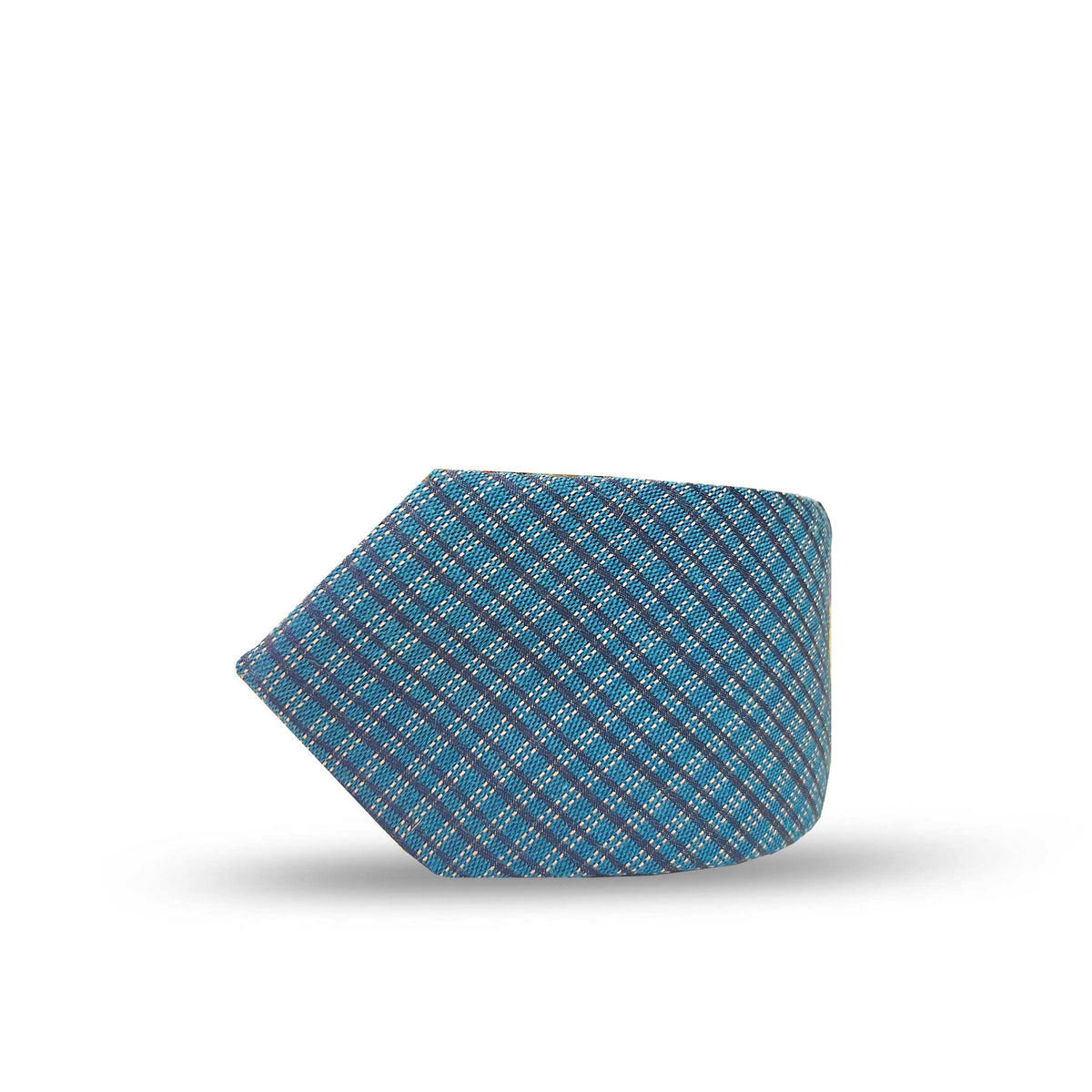 Geometric Tie Turquoise