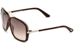 TOM FORD BRENDA FT0455 C62 52F (DARK HAVANA / GRADIENT BROWN)